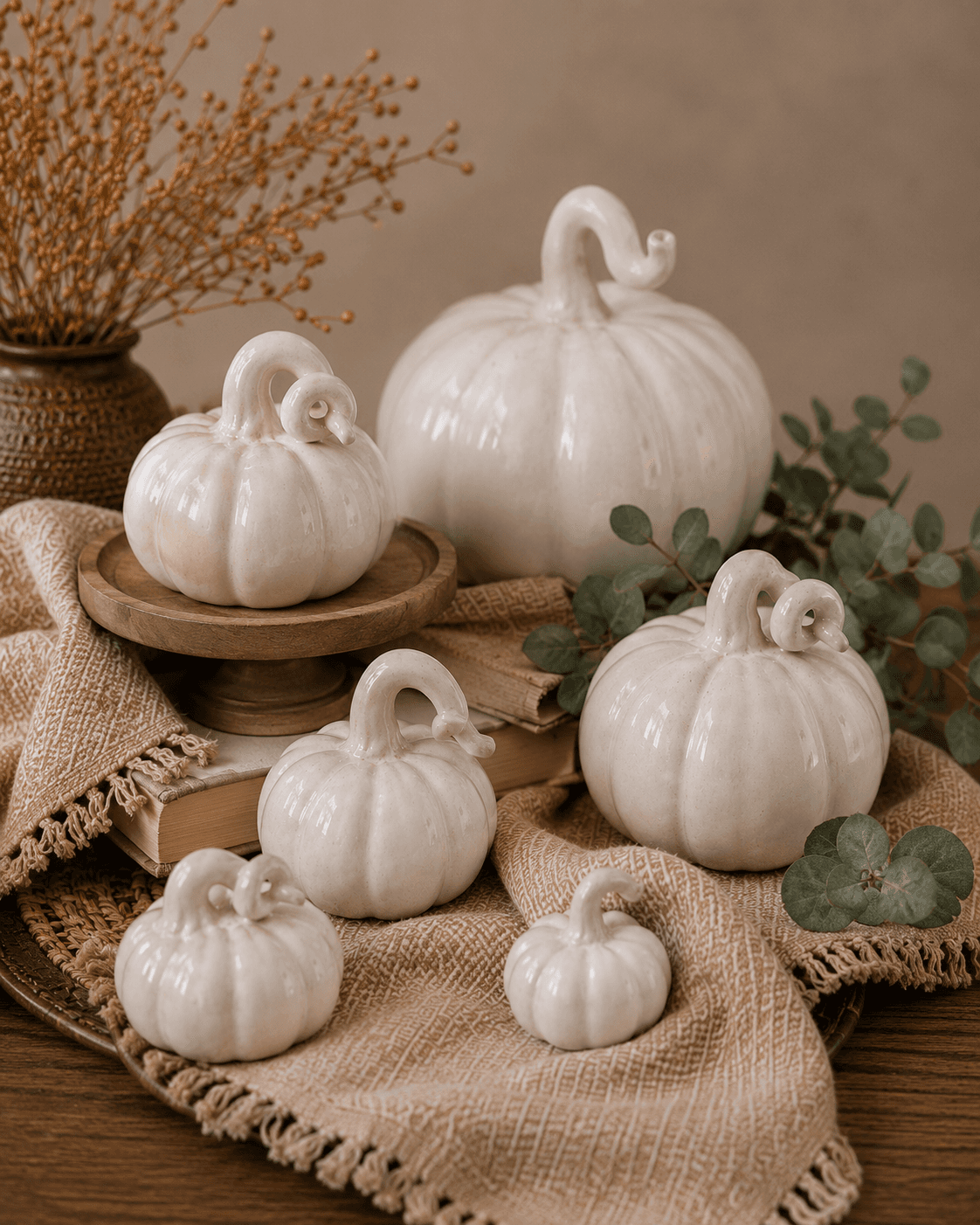 Quiet harvest — ceramic still life 2